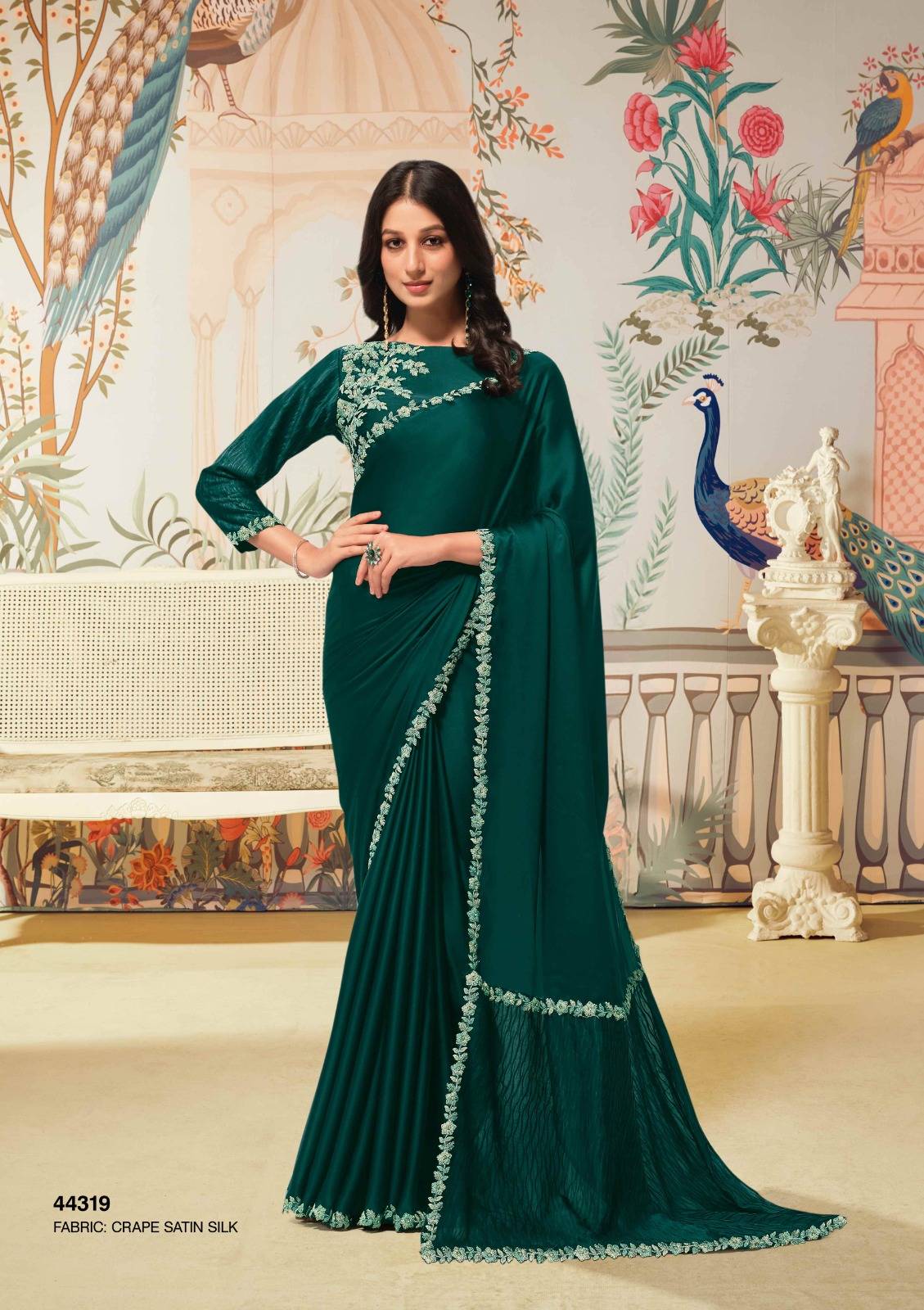 NORITA 44300 SEERAT by MAHOTSAV 44303 to 44320 series Indian Traditional Wear Collection Sil sarees dresses At Wholesale Price